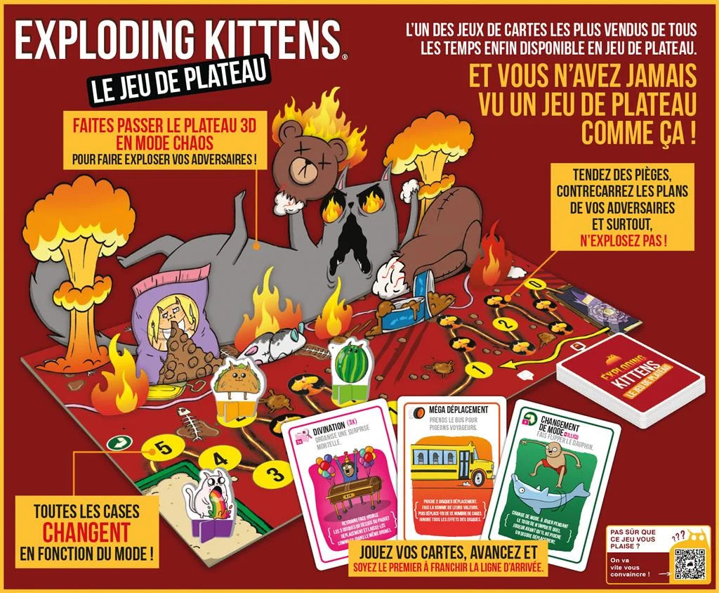 Exploding kittens - Le jeu de plateau