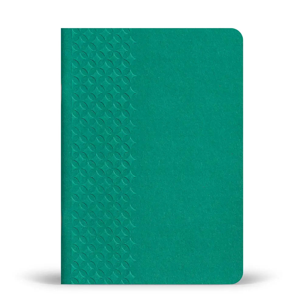 Cahier A5 pointillé 100% recyclé - turquoise