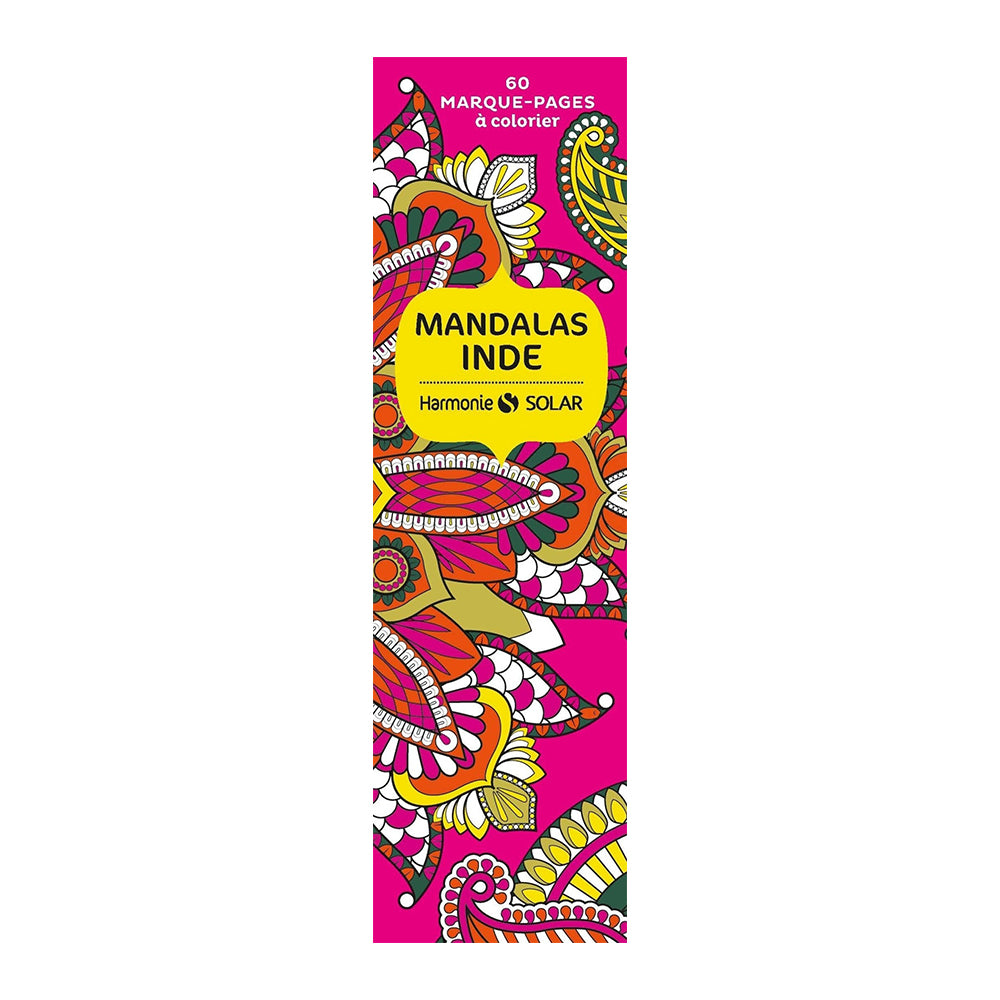 Mandalas Inde : 60 marque-pages à colorier