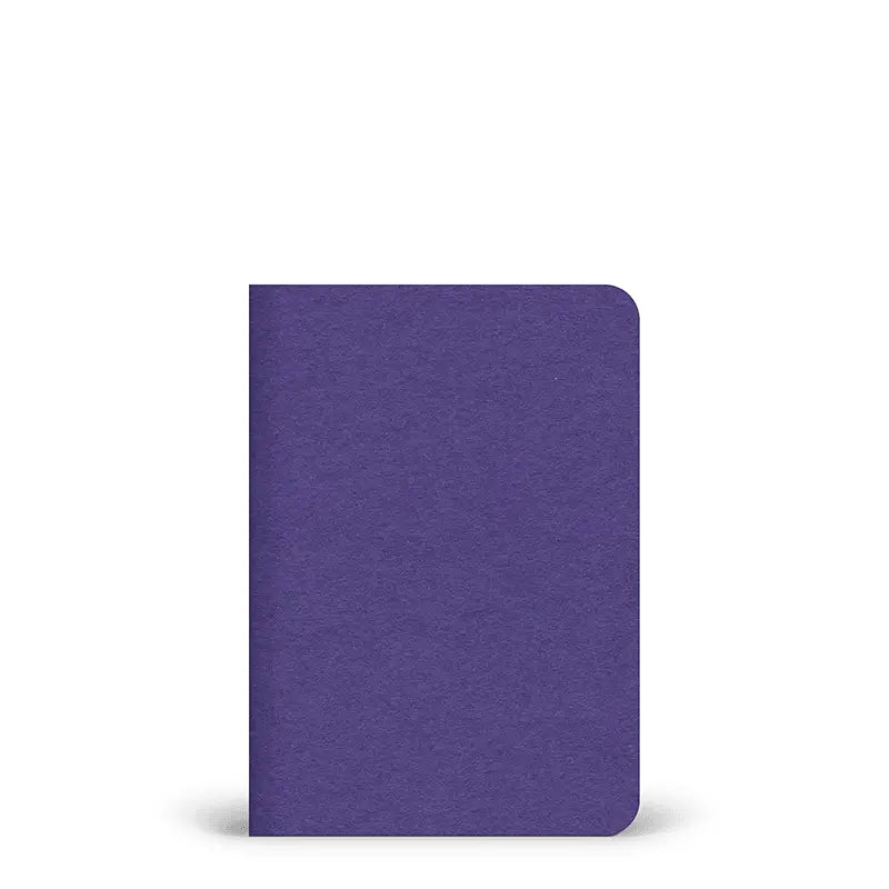 Le cahier Poche - Pages pointillées - violet
