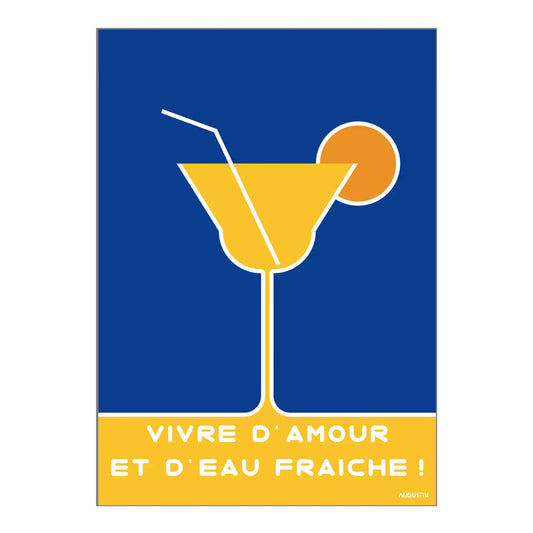 Vivre d'Amour - carte postale  