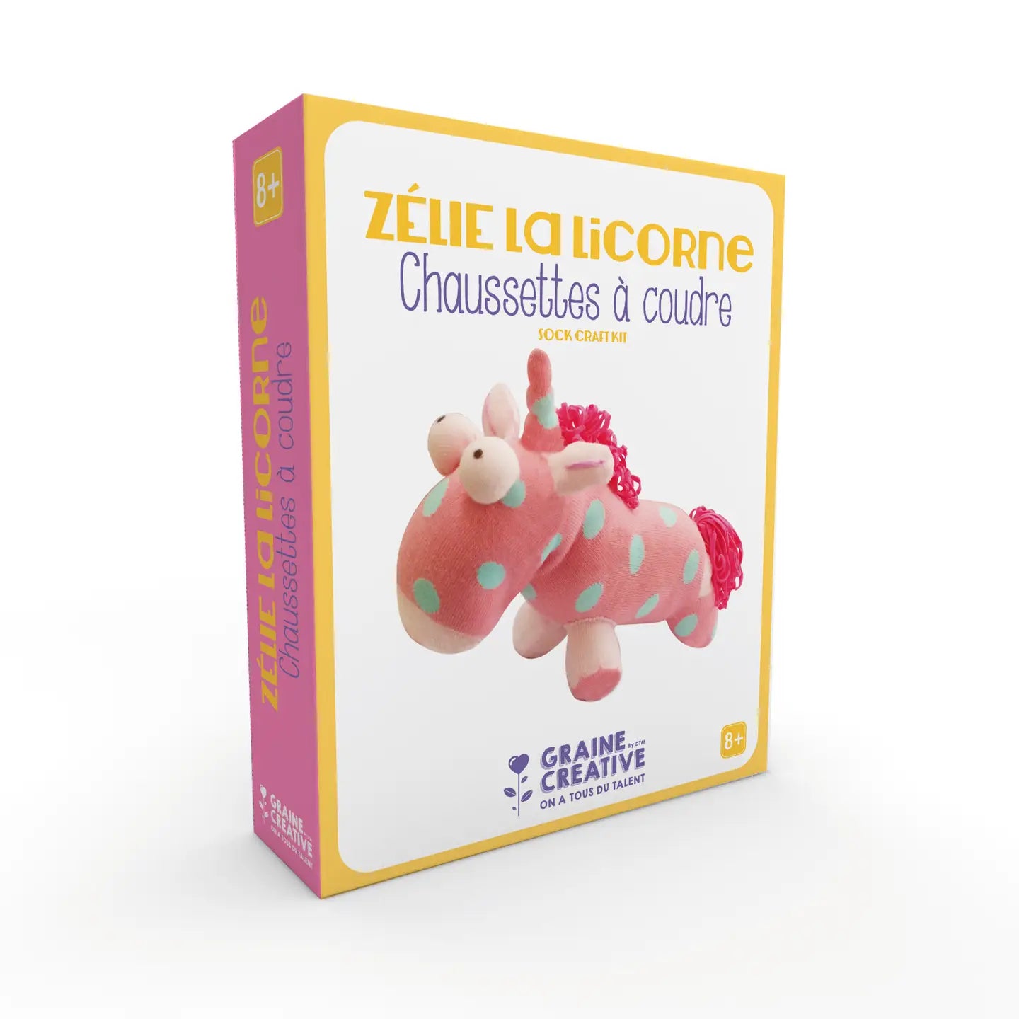 Kit a coudre chaussette licorne