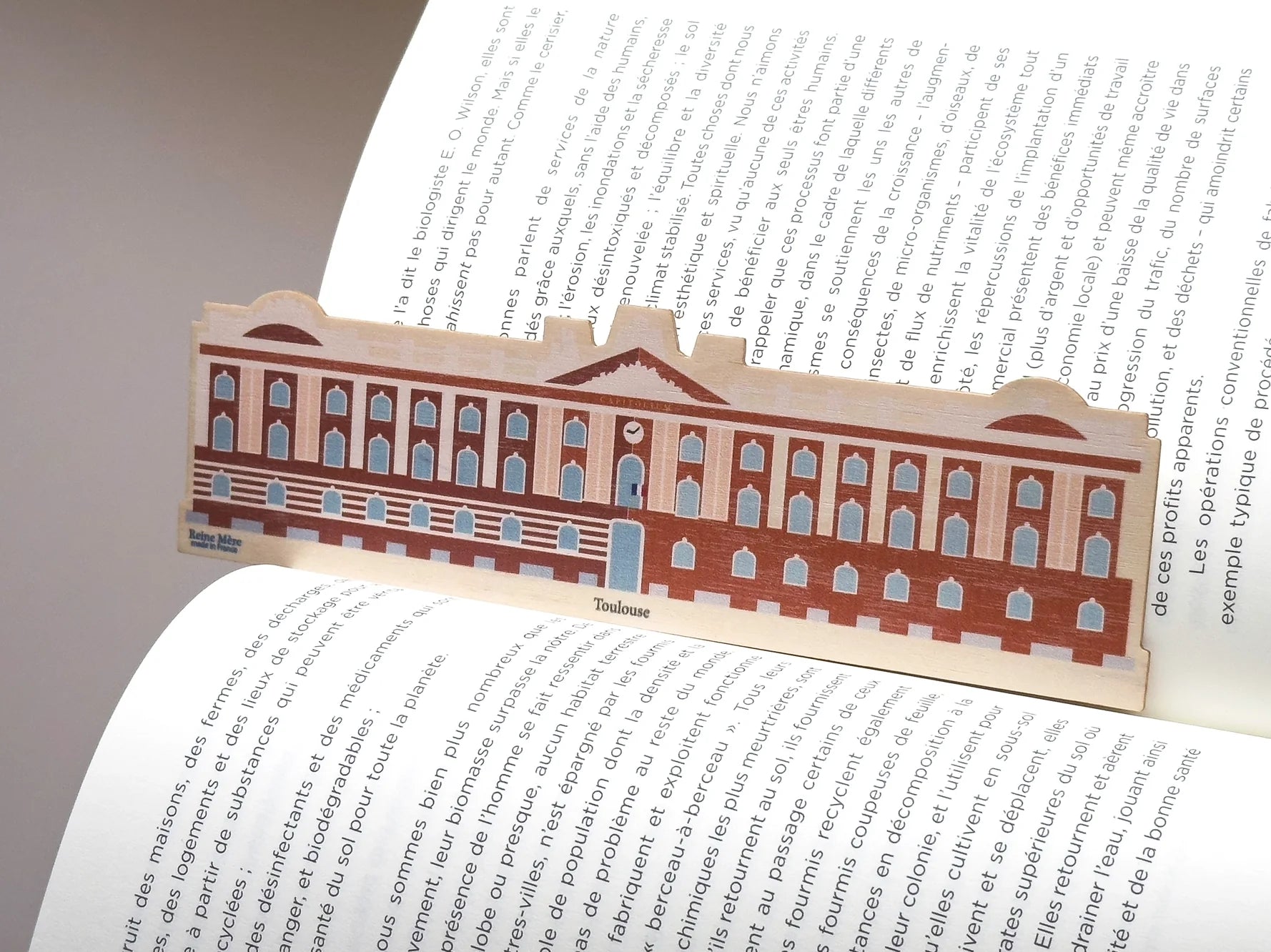 Marque-page bois - Capitole