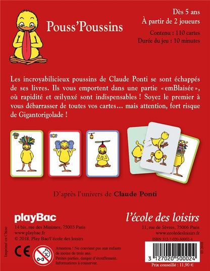 Back cover of Pouss'poussins