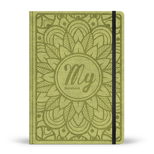 Notebook relié - matcha