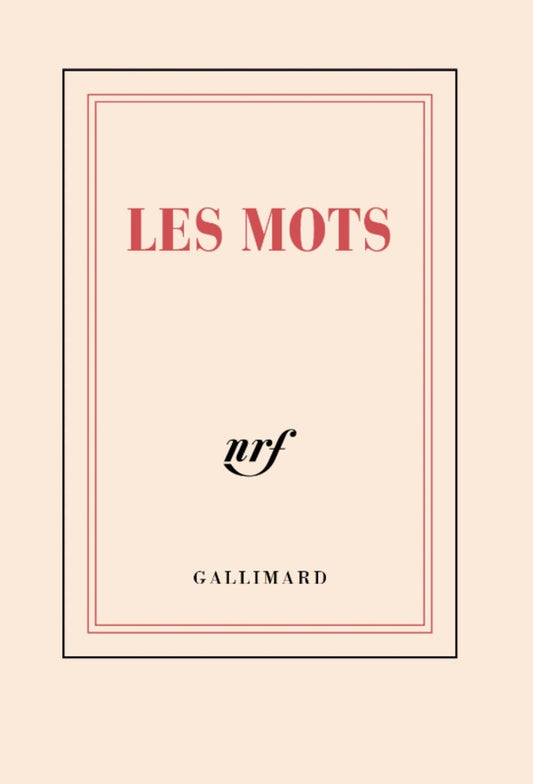 Front cover of Les mots