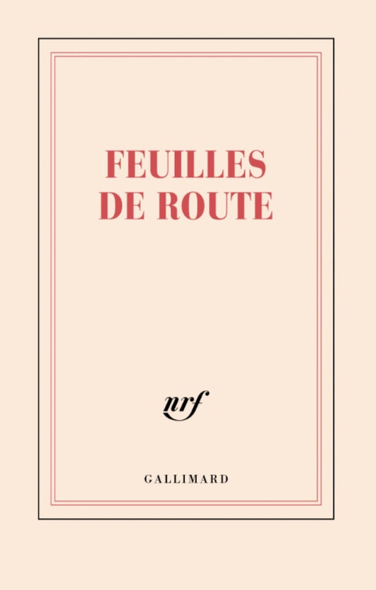Front cover of Feuilles de route