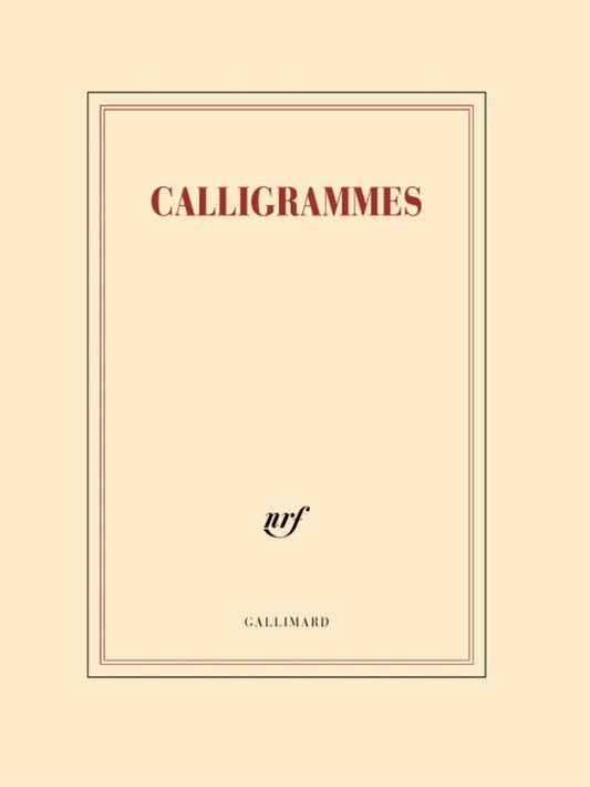 Front cover of Calligrammes
