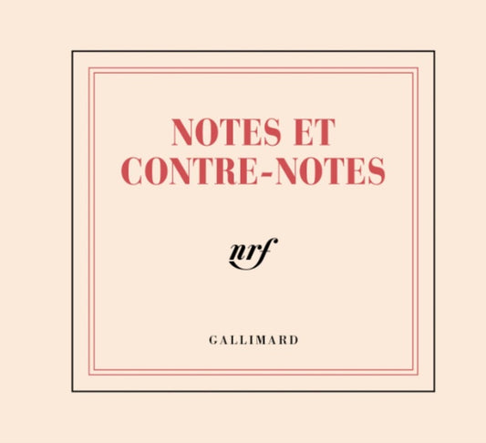 Front cover of Mini-bloc "notes et contre-notes"