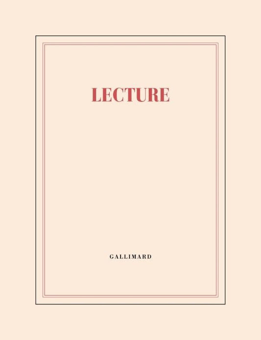Front cover of Protège-livre "Lecture"
