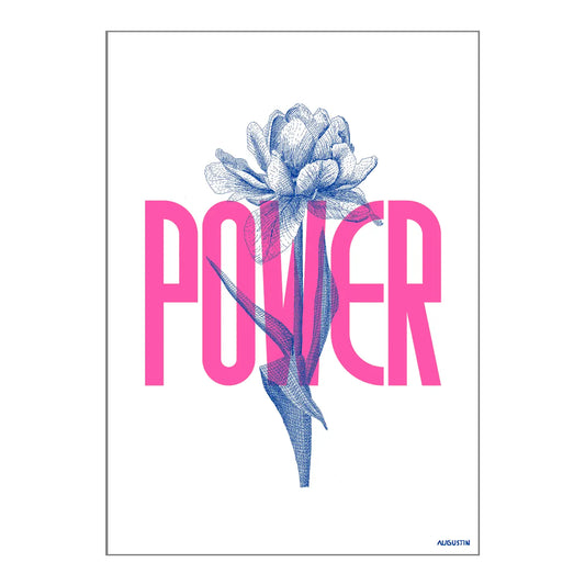 Flower Power - carte postale 