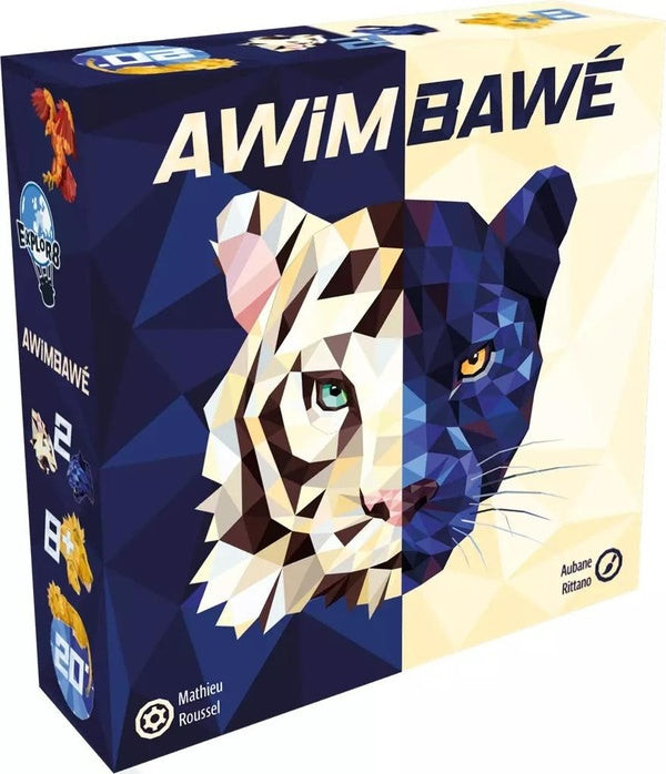 Front cover of Awimbawe - pret a dompter la savane et dejouer ton rival pour devenir le roi des animaux ?