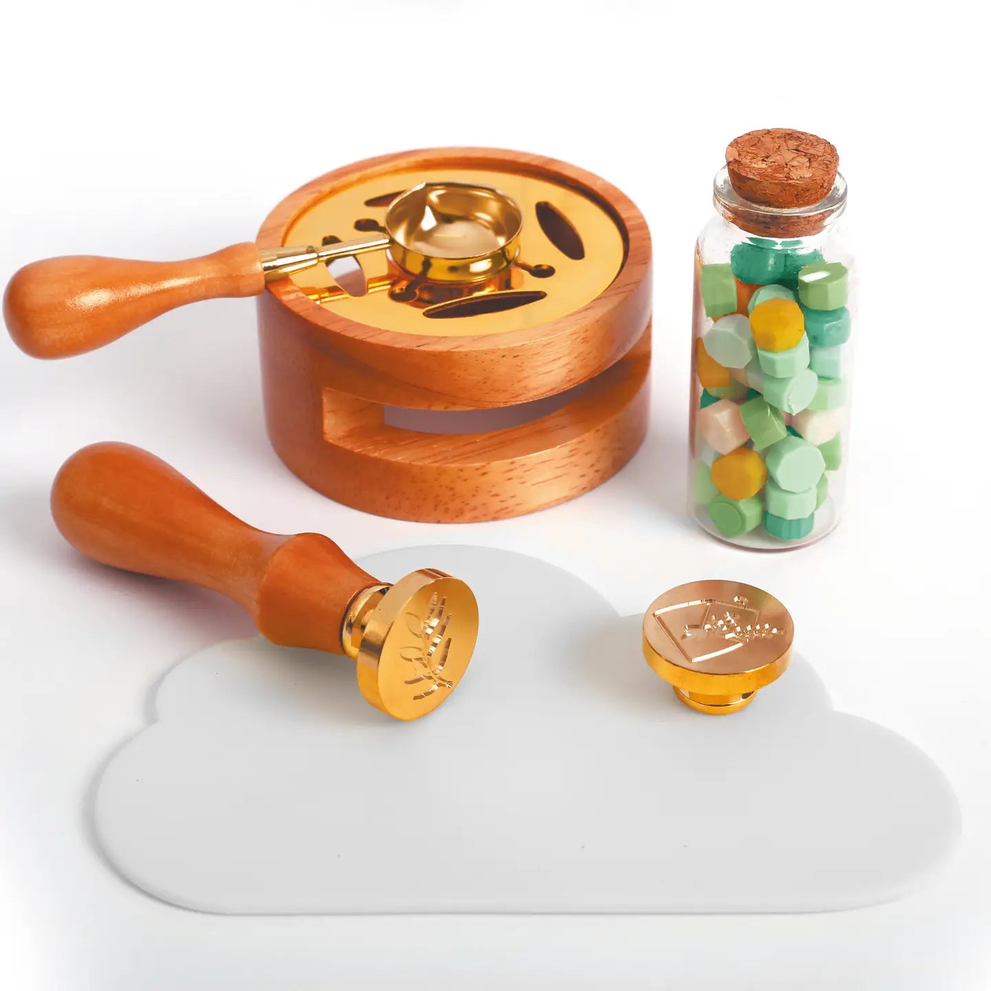 Coffret sceaux de cire a cacheter