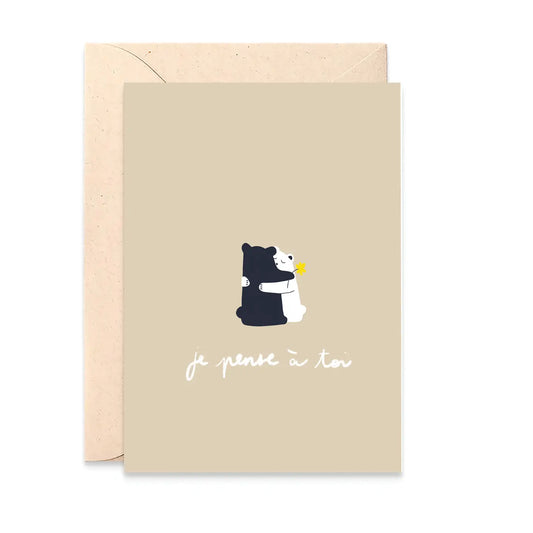 Carte 'Je pense à toi'