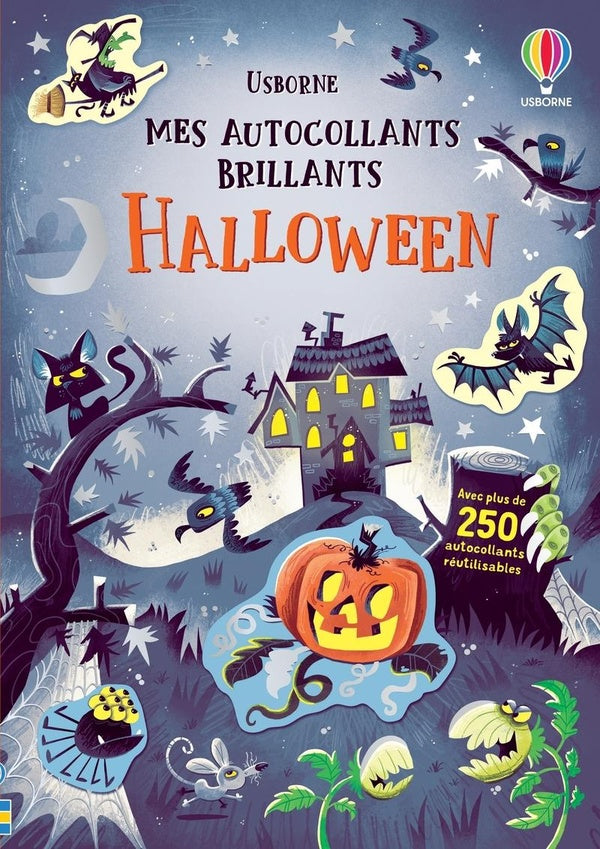 Front cover of Mes autocollants brillants : Halloween