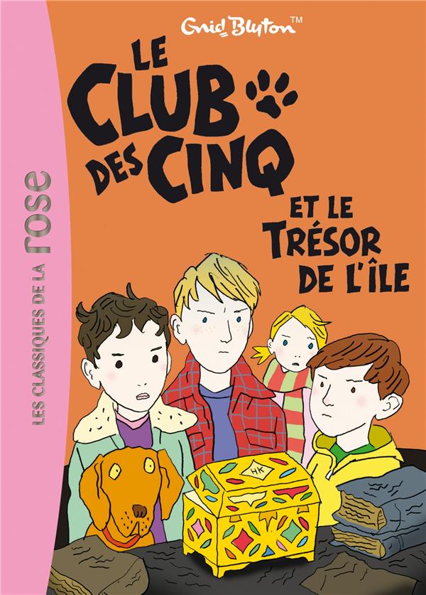 Front cover of Le Club des Cinq Tome 1 : le Club des Cinq et le trésor de l'île