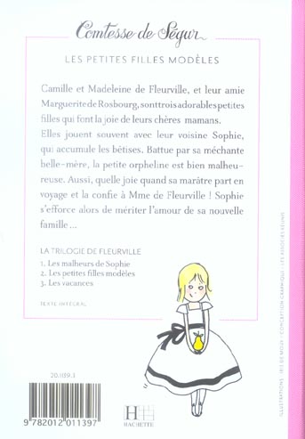 Back cover of Les petites filles modeles