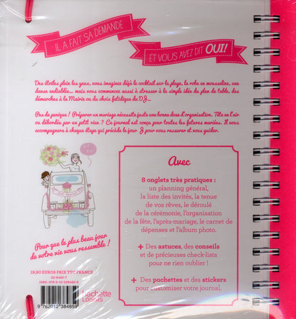 Back cover of Mon mariage ; pour tout organiser sans stress !