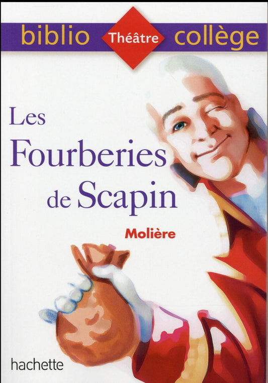 Front cover of Les fourberies de Scapin, de Molière