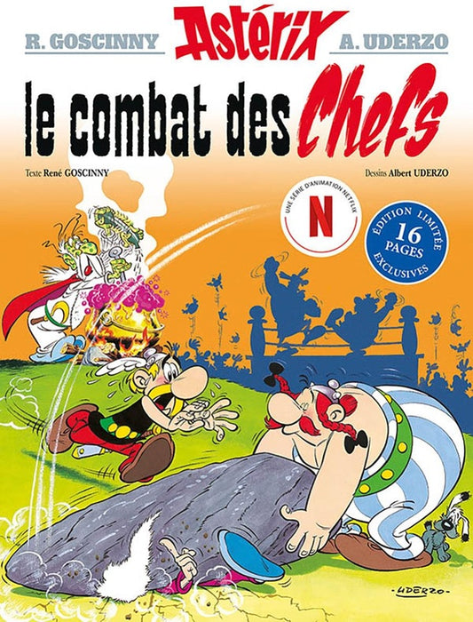 Front cover of Astérix Tome 7 : Le Combat des chefs                     (Édition spéciale 2025)
