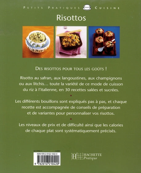 Back cover of Risottos