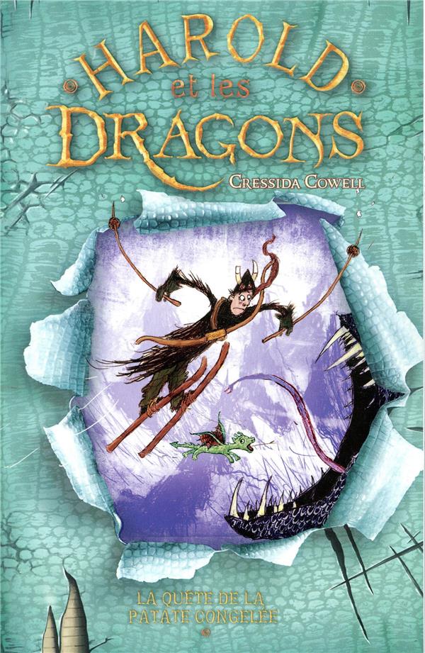 Front cover of Harold et les dragons Tome 4 : la quête de la patate congelée