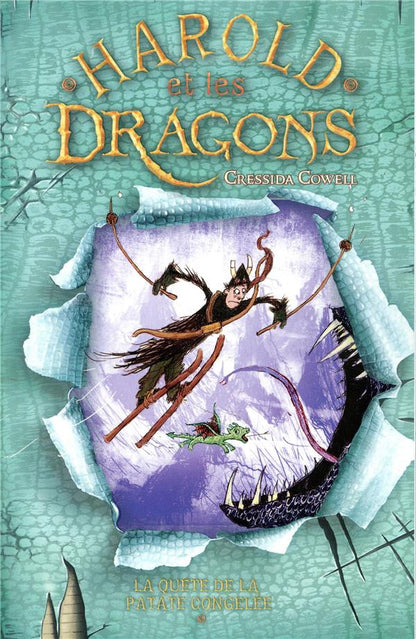 Front cover of Harold et les dragons Tome 4 : la quête de la patate congelée