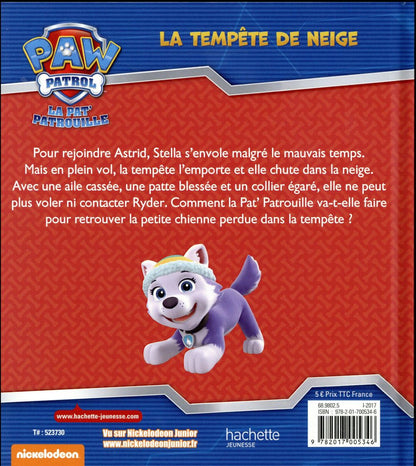 Back cover of La Pat'Patrouille : la tempête de neige