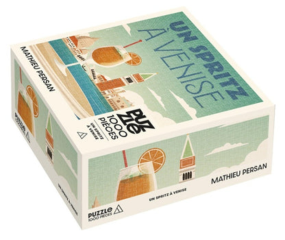 Front cover of Puzzle un spritz à Venise                     (1000 pièces)