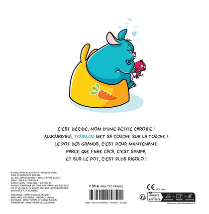 Back cover of Toublou : En a ras la couche !