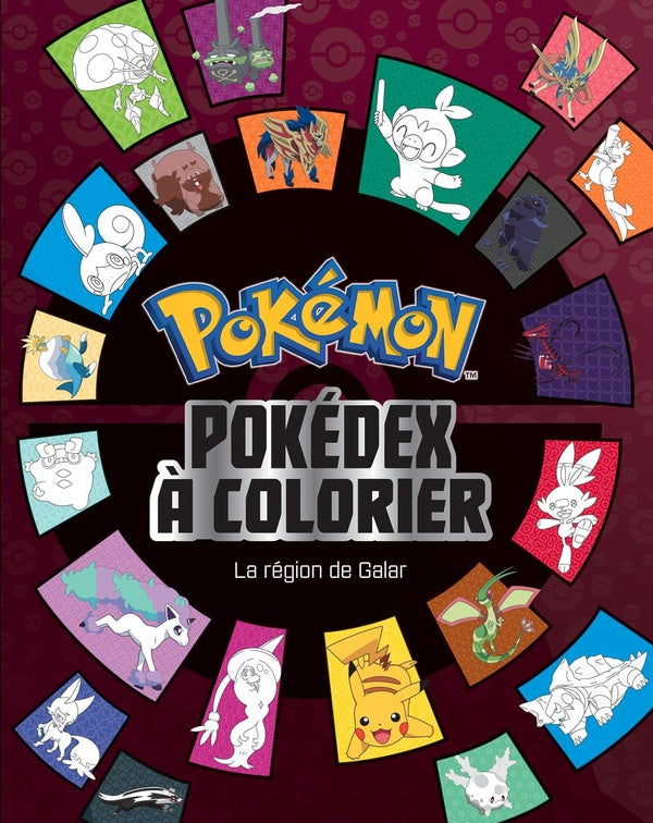 Front cover of Pokémon : pokédex à colorier : la région de Galar