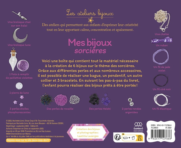 Back cover of Mes bijoux sorcières