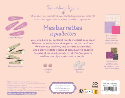 Back cover of Mes barrettes à paillettes