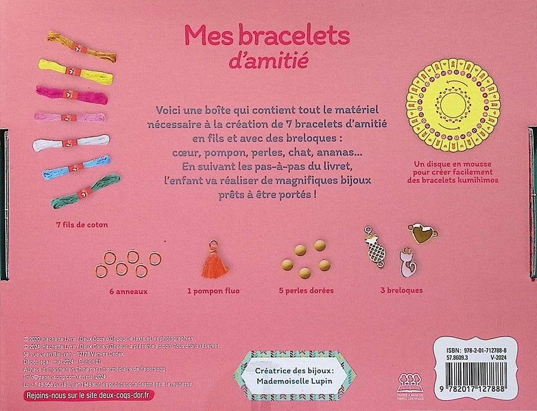 Back cover of Mes bracelets d'amitié