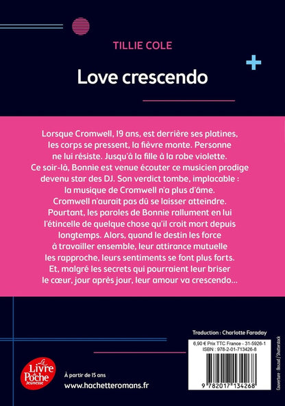 Back cover of Love crescendo