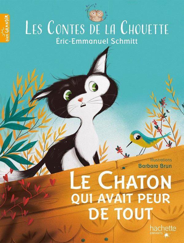 Front cover of Les contes de la chouette : le chaton qui avait peur de tout