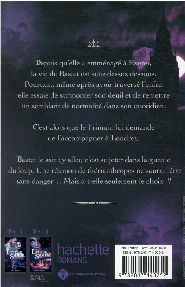 Back cover of Little shade Tome 2 : à pas de velours