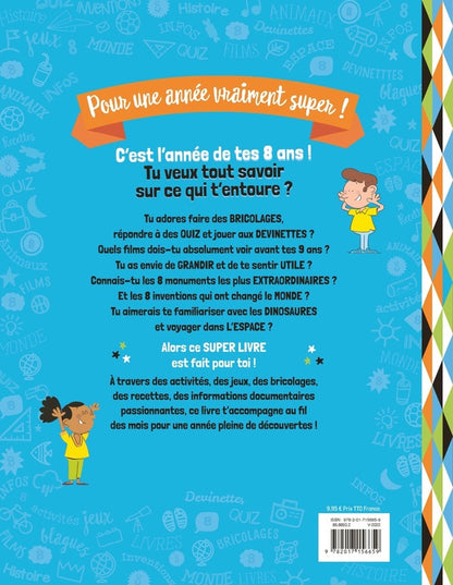 Back cover of Le super livre de mes 8 ans