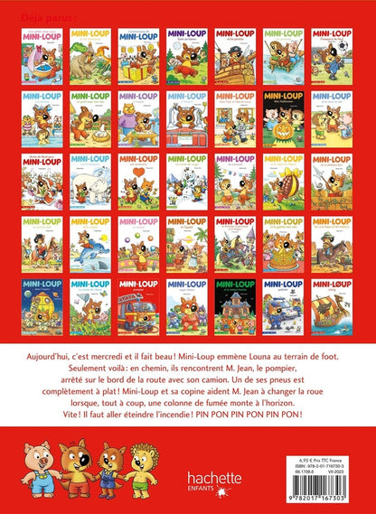 Back cover of Mini-Loup pompier