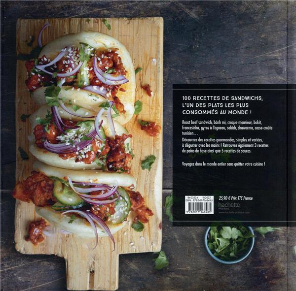 Back cover of Sandwichs du monde : 100 recettes du plat emblématique de la street food