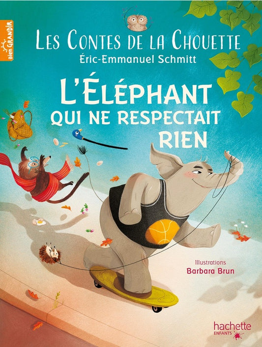 Front cover of Les contes de la chouette : l'éléphant qui ne respectait rien