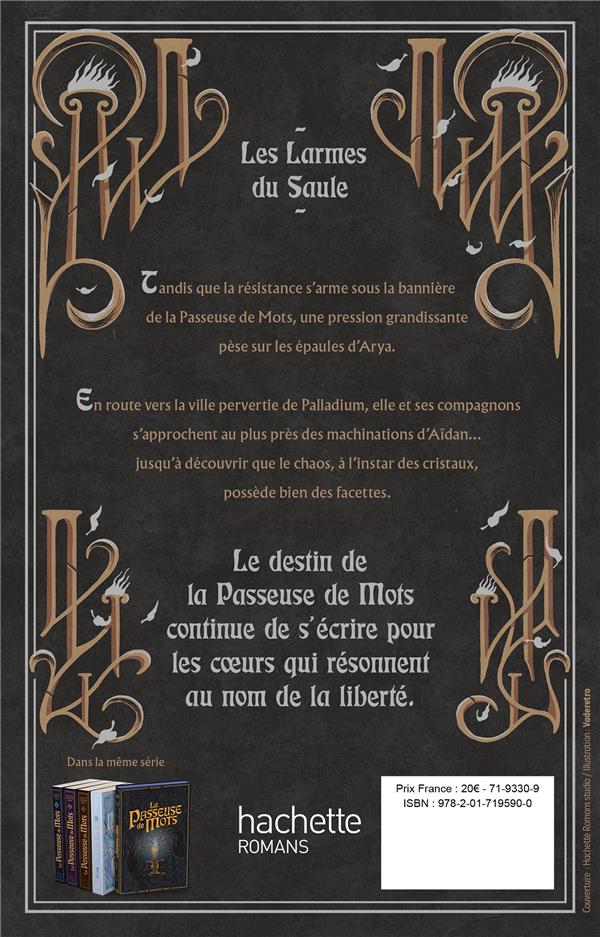 Back cover of La passeuse de mots Tome 4 : Les larmes du Saule