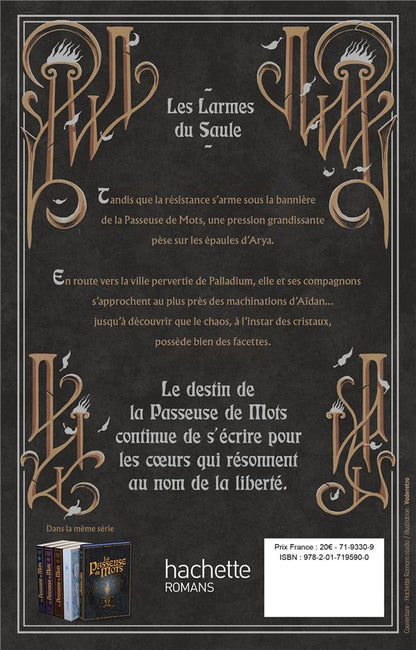 Back cover of La passeuse de mots Tome 4 : Les larmes du Saule