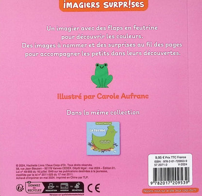 Back cover of Imagiers surprises : Les couleurs