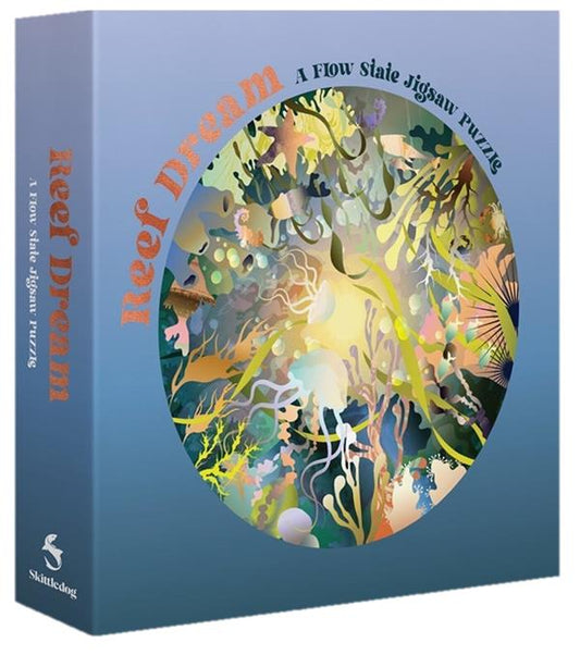 Front cover of Puzzle rêve de récif : trouvez le bien-être grâce au puzzle