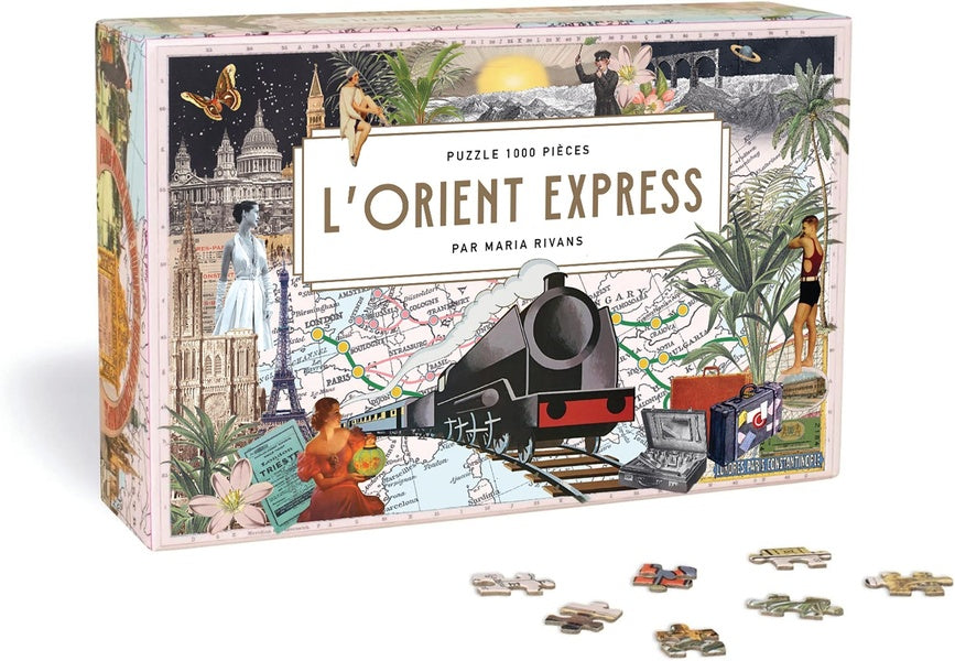 Front cover of L'Orient Express : Puzzle 1000 pièces                     (1000 pièces)