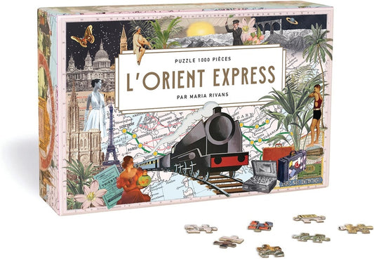 Front cover of L'Orient Express : Puzzle 1000 pièces                     (1000 pièces)