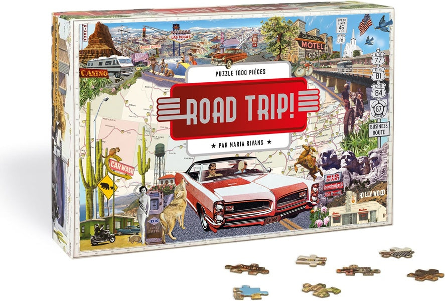 Front cover of Road trip ! : Puzzle 1000 pièces                     (1000 pièces)