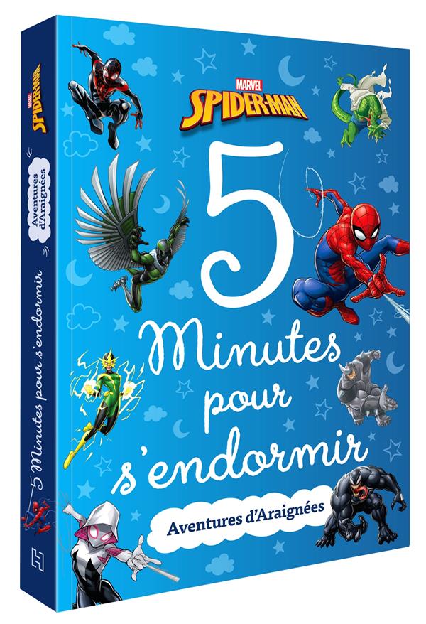 Front cover of 5 minutes pour s'endormir : Spider-Man : aventures d'araignées