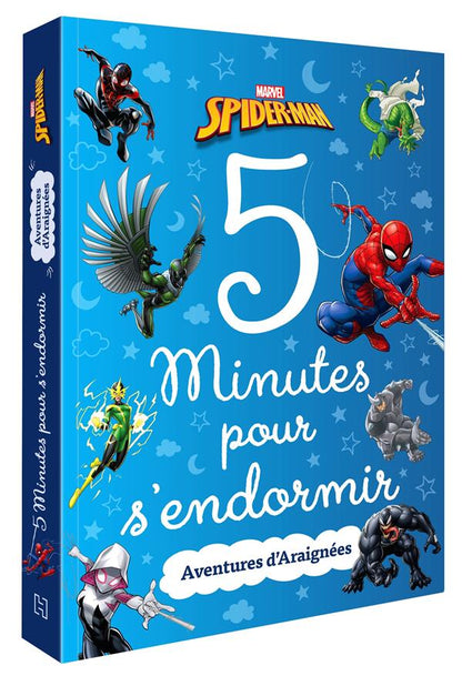 Front cover of 5 minutes pour s'endormir : Spider-Man : aventures d'araignées